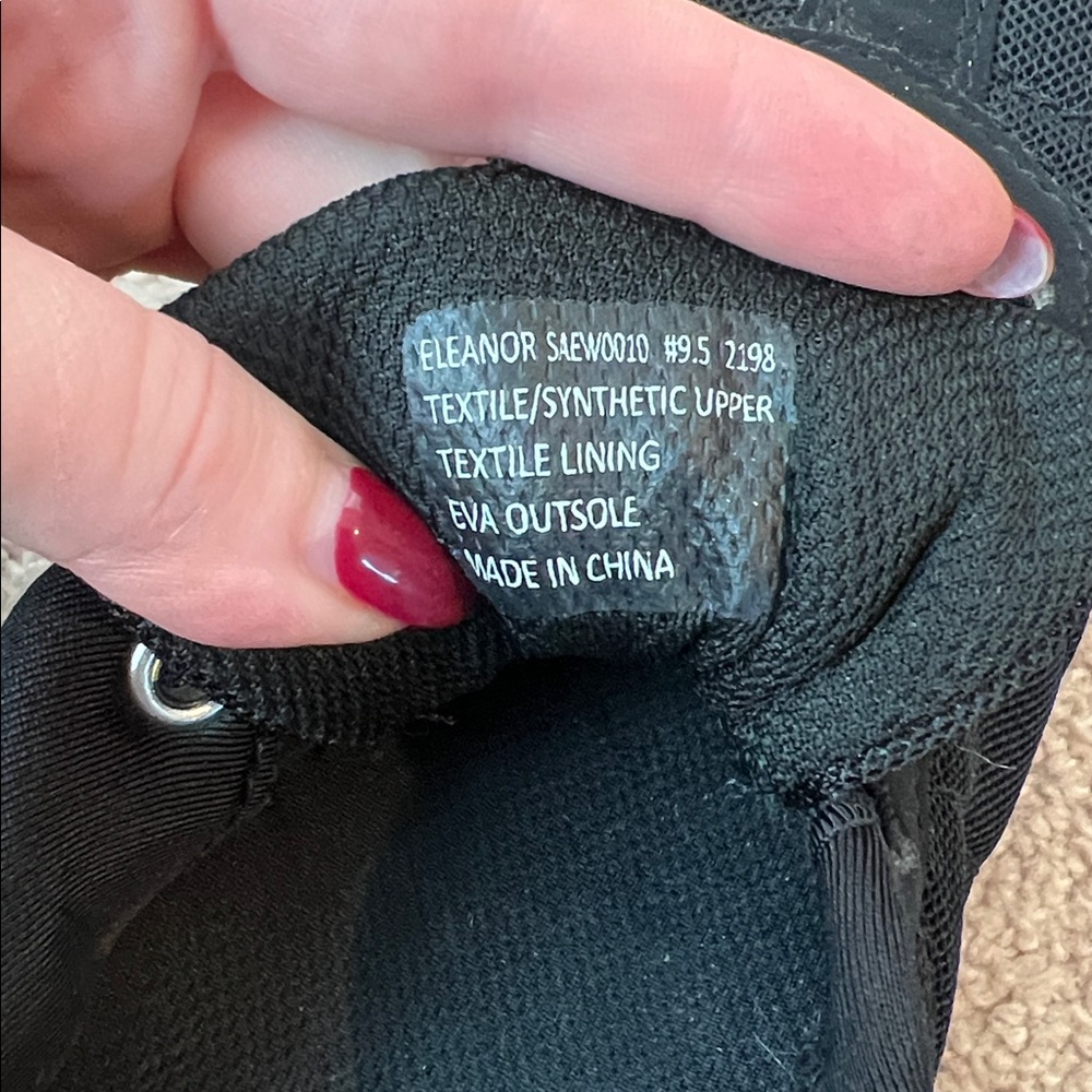 Abeo Eleanor Casual Black Sneakers Women’s size 9.5 - Picture 9 of 10